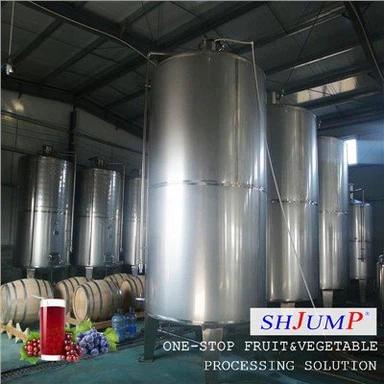 Linea di lavorazione del succo d'uva