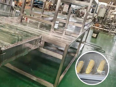 Linea di lavorazione del mais sottovuoto nello Yunnan in Cina